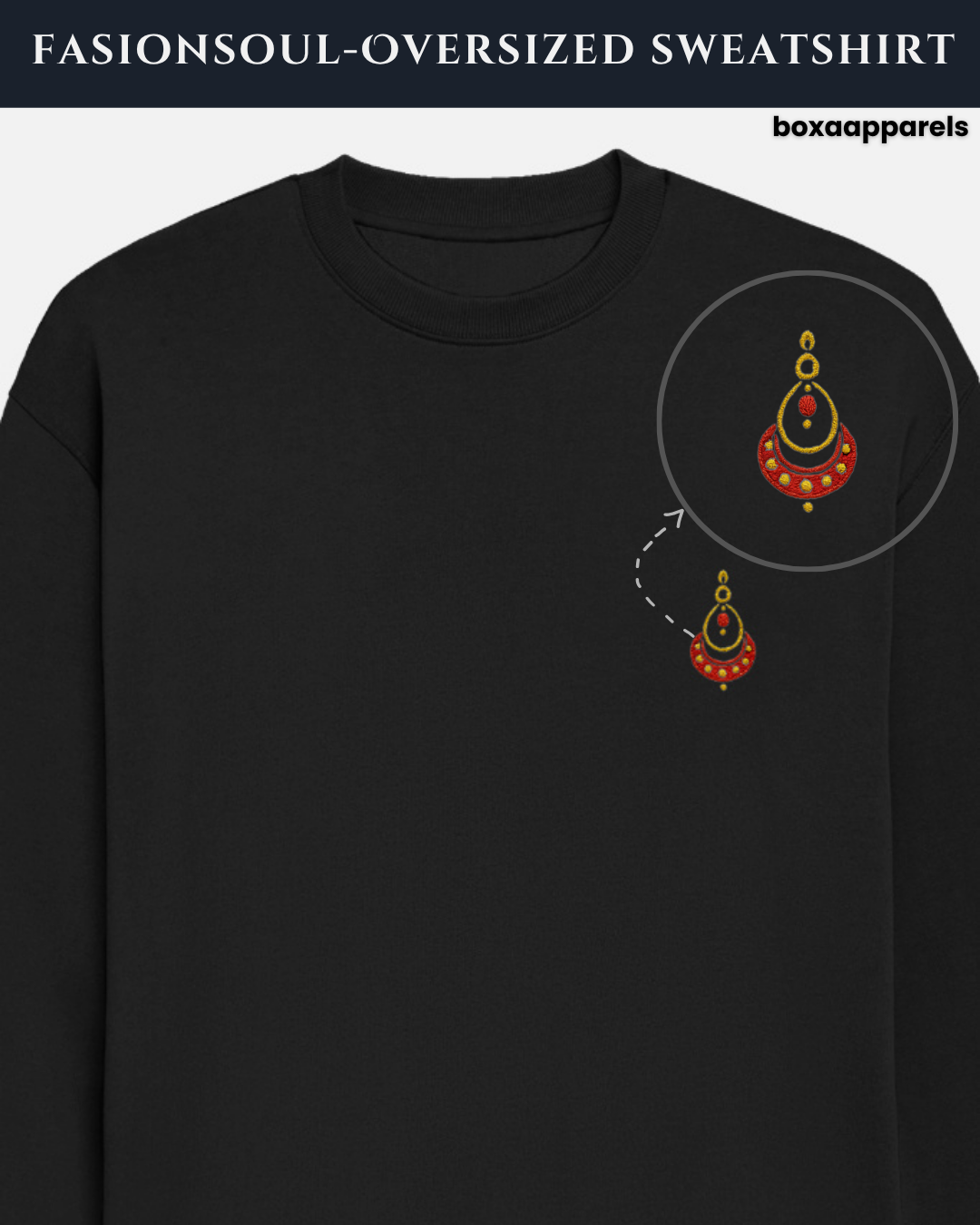 Oversized Elegance β Earring Design Drop