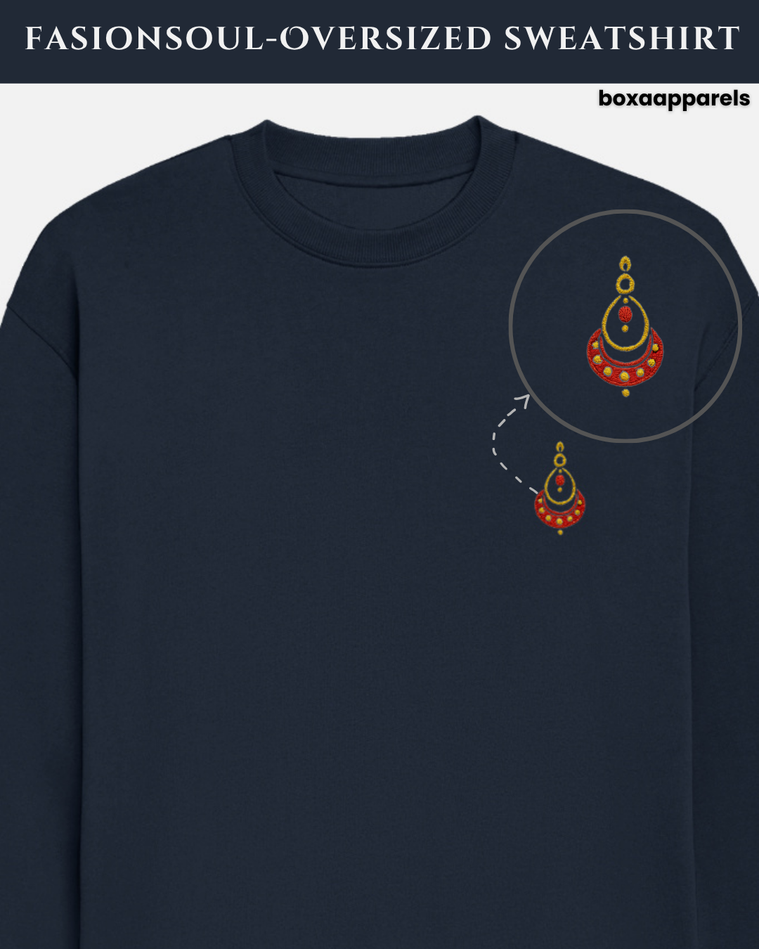 Oversized Elegance β Earring Design Drop